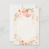 Oranje brutale bruiloft kaart (Voorkant)