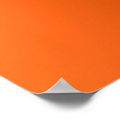 Oranje bubbels kunst poster (Hoek)