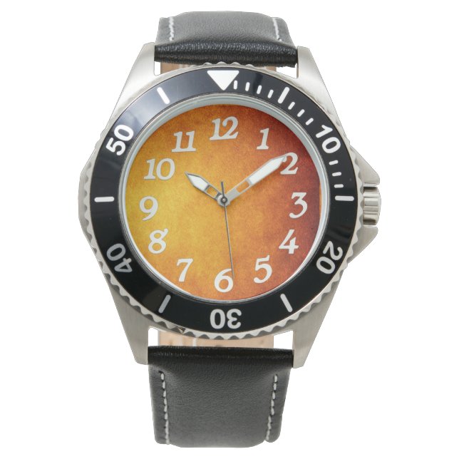Oranje Buddy Watch Horloge (Voorkant)