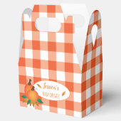 Oranje Buffel Cheque en Pompoenen Favoriete Dozen Bedankdoosjes (Geopend)