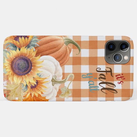 Oranje buffelkoek voor pompoenzonnebloem Case-Mate iPhone case (Achterkant (horizontaal))