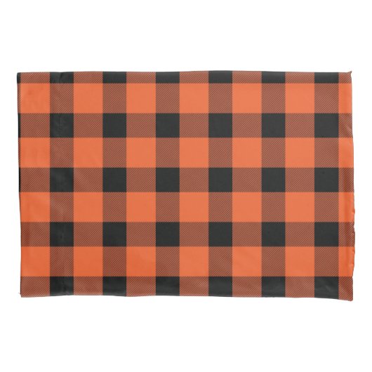 Oranje bufferboorgat kussensloop (Voorkant-Links)