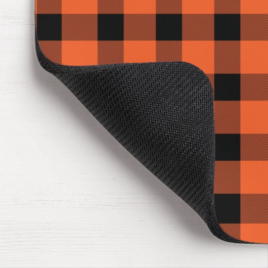 Oranje bufferboorgat muismat (Hoek)