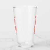 Oranje Bunny Glass Glas (Links)