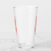 Oranje Bunny Glass Glas (Rechts)