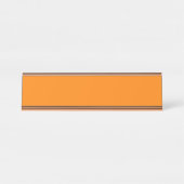 Oranje Bureau Naambordje (Voorkant)