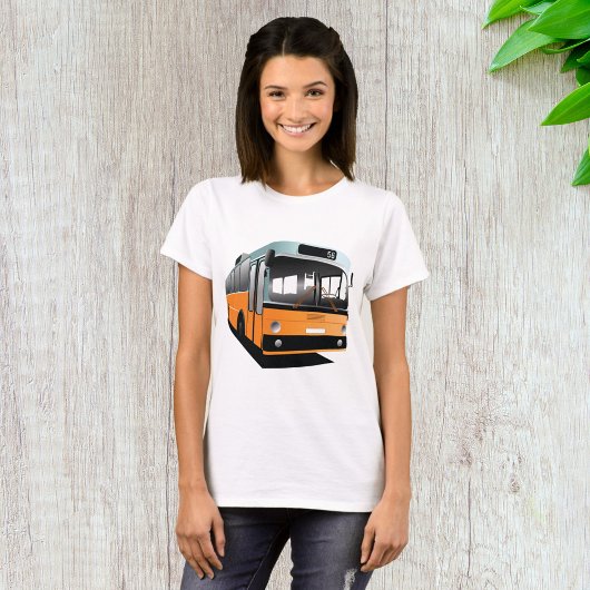 Oranje bus t-shirt
