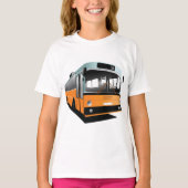 Oranje bus t-shirt (Voorkant)