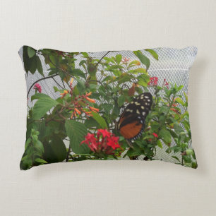 ORANJE BUTTERFLY DECORATIEF KUSSEN