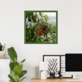 ORANJE BUTTERFLY POSTER (Thuiskantoor)