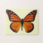 Oranje Butterfly Puzzle Legpuzzel (Horizontaal)