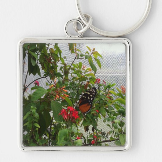ORANJE BUTTERFLY SLEUTELHANGER (Voorkant)