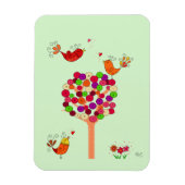 Oranje Button Magneet (Verticaal)