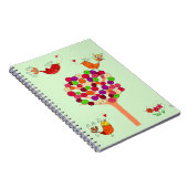 Oranje Button Notitieboek (Rechterzijde)