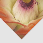 Oranje cactus bloemenpapier tissuepapier (Detail)