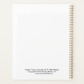 Oranje Cactus Flower, het wonder van New Mexico Planner (Achterkant)