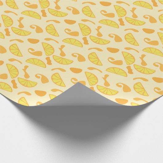 Oranje Cadeaupapier (Hoek)