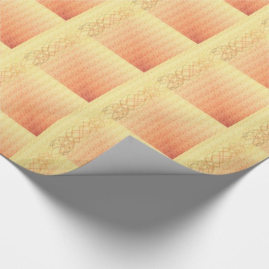 Oranje Cadeaupapier (Hoek)