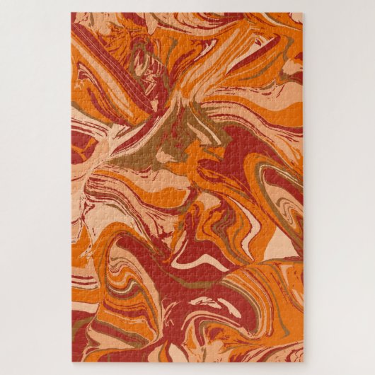 Oranje Cake Legpuzzel (Verticaal)