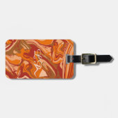 Oranje Cake Personalized Bagagelabel (Voorkant horizontaal)