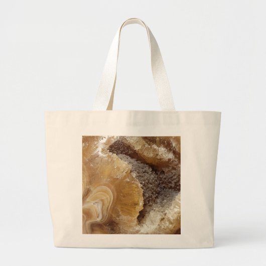 Oranje Calciet Print Flip Canvas tas (Voorkant)