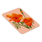 oranje Californische papaver Magneet (Rechterzijde)