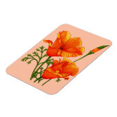 oranje Californische papaver Magneet (Linkerzijde)