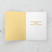 Oranje Calla Lily Denken aan U Sympathie Kaart (Binnen)