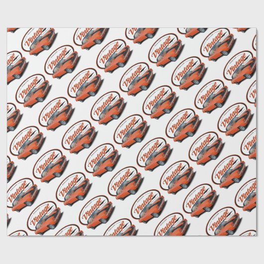  Oranje Camaro Cadeaupapier (Vlak)