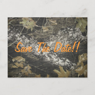 Oranje Camo Bewaar de datum! Aankondigingskaart
