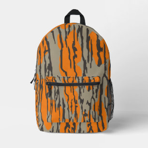 Oranje Camo Bottomland Camo Pattern Bedrukte Rugzak