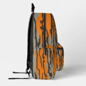 Oranje Camo Bottomland Camo Pattern Bedrukte Rugzak (Links)
