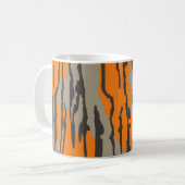Oranje Camo Bottomland Camo Pattern Koffiemok (Voorkant links)