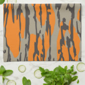 Oranje Camo Bottomland Camo Pattern Theedoek (Gevouwen)