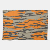 Oranje Camo Bottomland Camo Pattern Theedoek (Horizontaal)