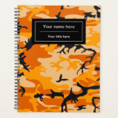 Oranje Camo, Camouflage, Militair, Leger Planner (Voorkant)