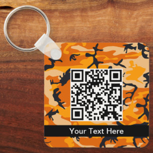Oranje Camo, Camouflage, Militair, Leger Sleutelhanger