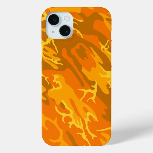 Oranje Camo Case-Mate iPhone Case (Achterkant)