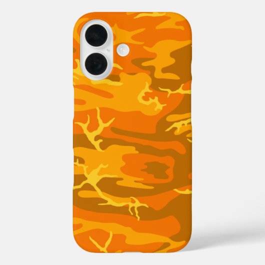 Oranje Camo Case-Mate iPhone Case (Achterkant)