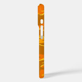 Oranje Camo Case-Mate iPhone Case (Achterkant / Links)