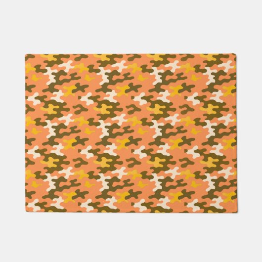 Oranje Camo Deurmat (Voorkant)