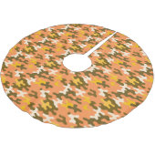Oranje Camo Kerstboom Rok (Gekanteld)