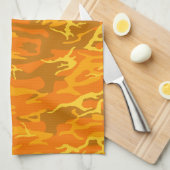 Oranje Camo Kitchen Towel Theedoek (Quarter Fold)