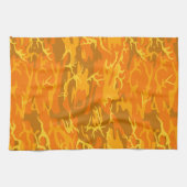 Oranje Camo Kitchen Towel Theedoek (Horizontaal)