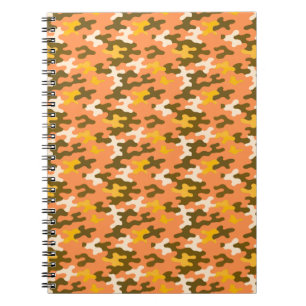Oranje Camo Notitieboek