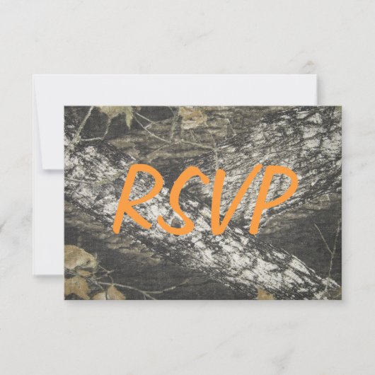 Oranje Camo RSVP (Voorkant)