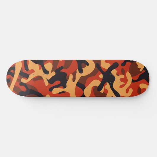 Oranje Camo Skateboard | Camo Skateboard (Horizontaal)