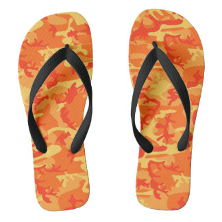 Oranje camo-Teenslippers Teenslippers