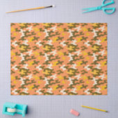 Oranje Camo Tissuepapier (Craft)