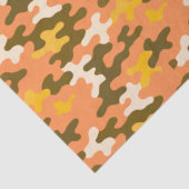 Oranje Camo Tissuepapier (Detail)